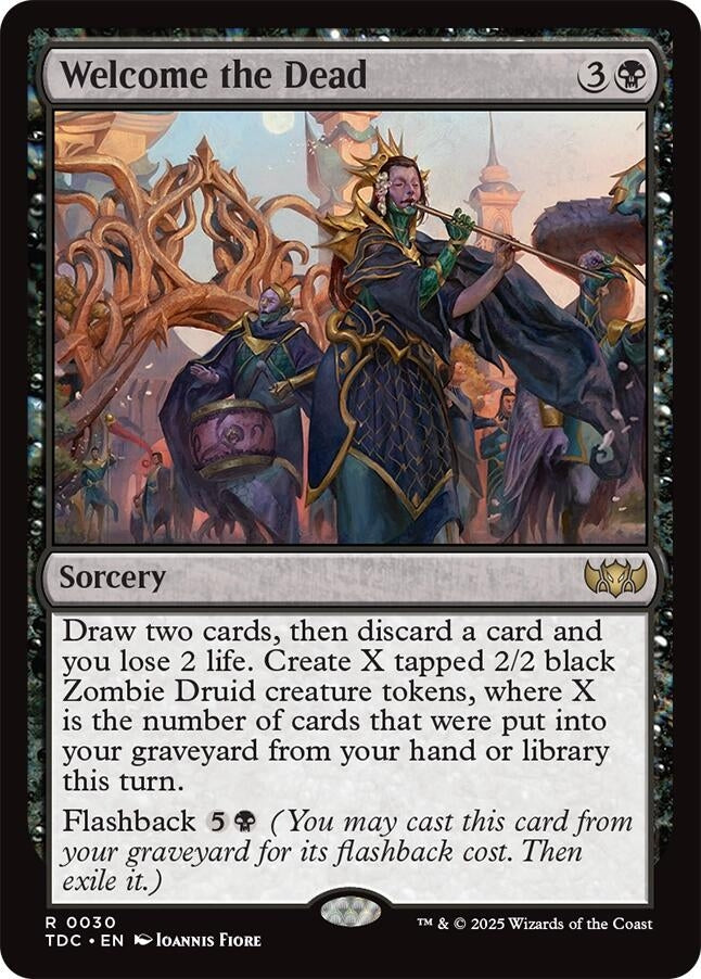 Image for Welcome the Dead (30) - Magic: The Gathering
