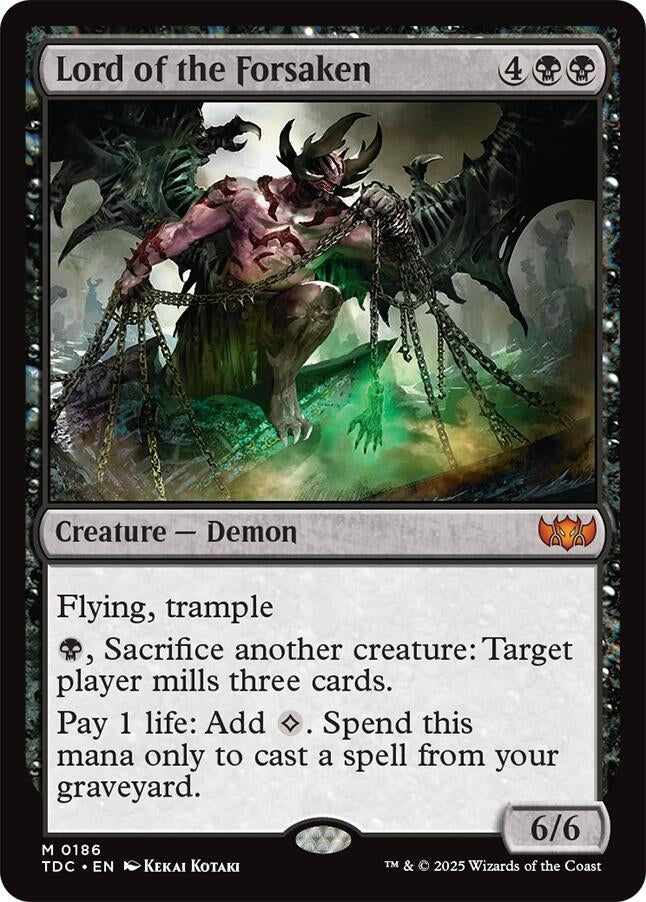 Image for Lord of the Forsaken (186) - Magic: The Gathering