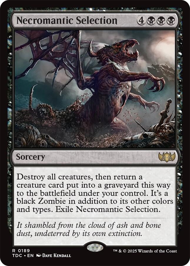 Image for Necromantic Selection (189) - Magic: The Gathering