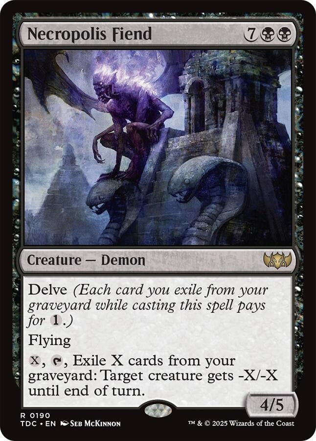 Image for Necropolis Fiend (190) - Magic: The Gathering