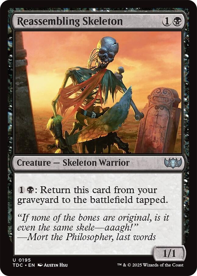 Image for Reassembling Skeleton (195) - Magic: The Gathering
