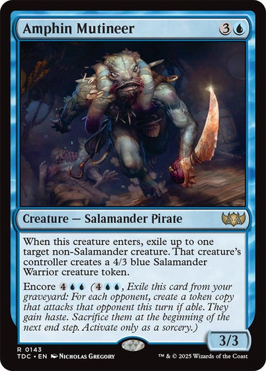 Image for Amphin Mutineer (143) - Magic: The Gathering