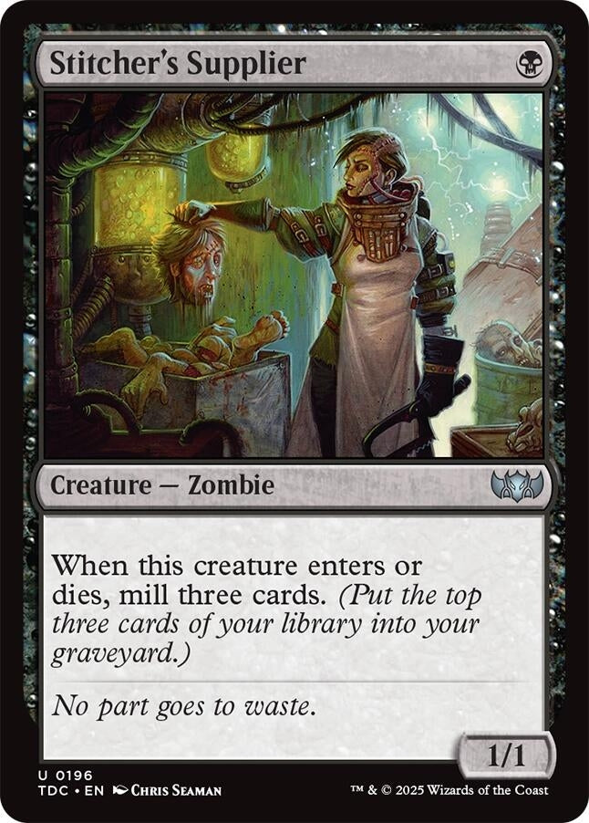 Image for Stitcher's Supplier (196) - Magic: The Gathering