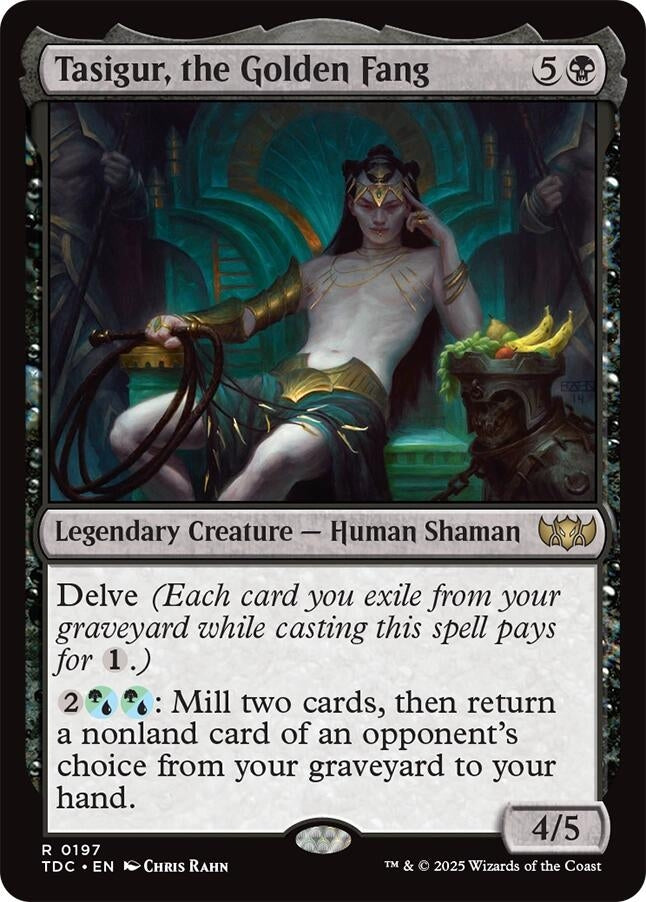Image for Tasigur, the Golden Fang (197) - Magic: The Gathering