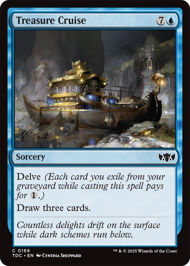 Image for Treasure Cruise (169) - Magic: The Gathering