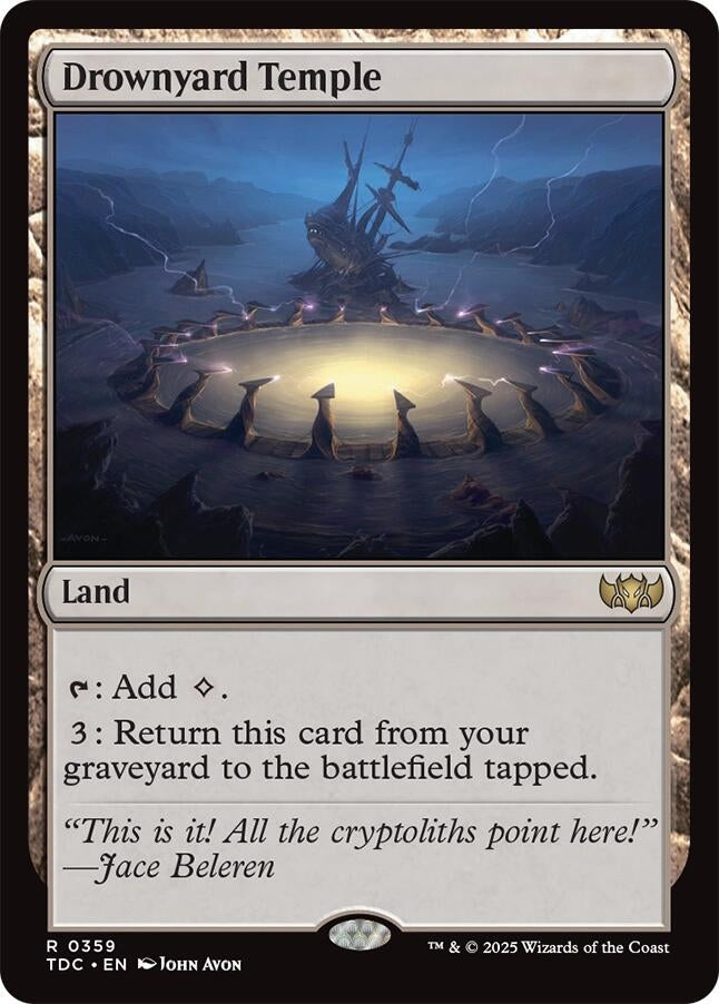 Image for Drownyard Temple (359) - Magic: The Gathering
