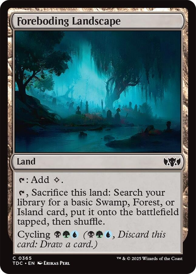 Image for Foreboding Landscape (365) - Magic: The Gathering
