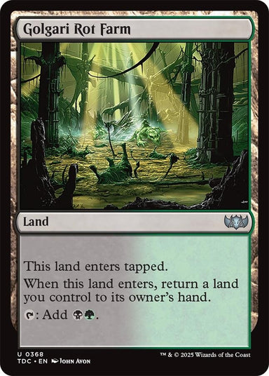 Image for Golgari Rot Farm (368) - Magic: The Gathering