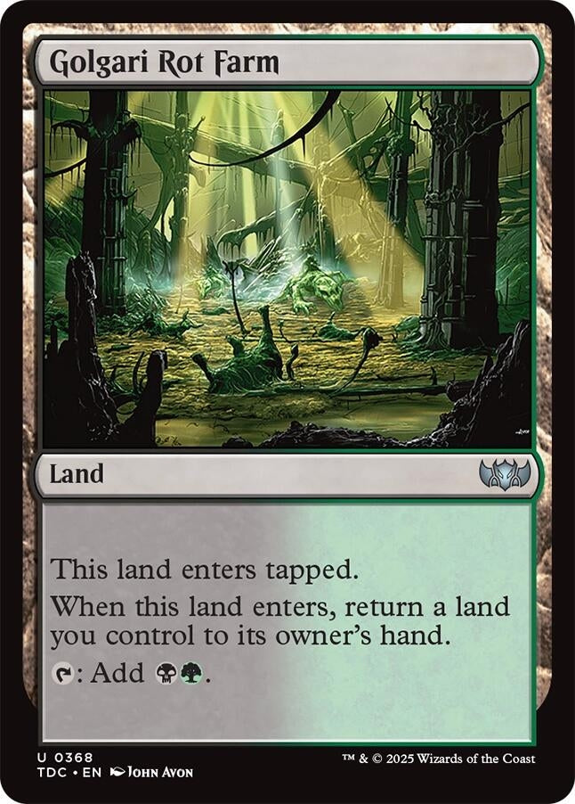 Image for Golgari Rot Farm (368) - Magic: The Gathering