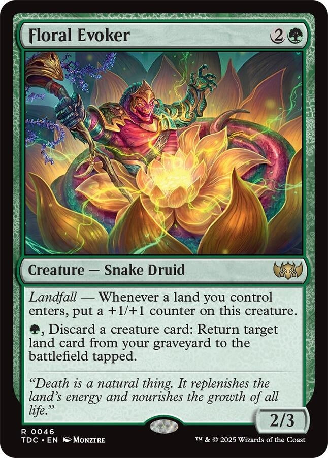 Image for Floral Evoker (46) - Magic: The Gathering