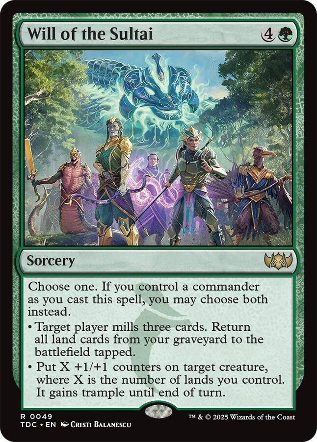 Image for Will of the Sultai (49) - Magic: The Gathering