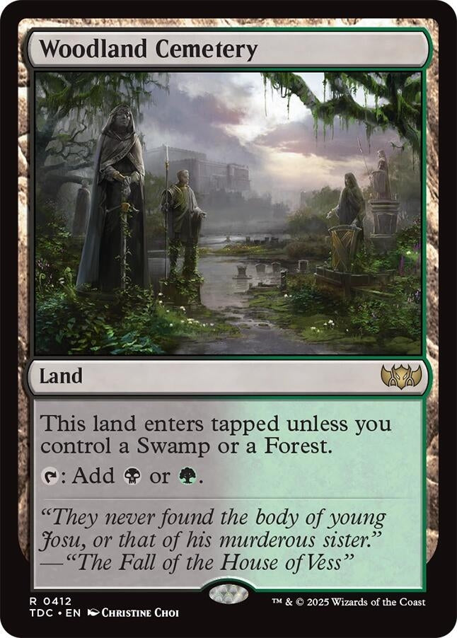 Image for Woodland Cemetery (412) - Magic: The Gathering