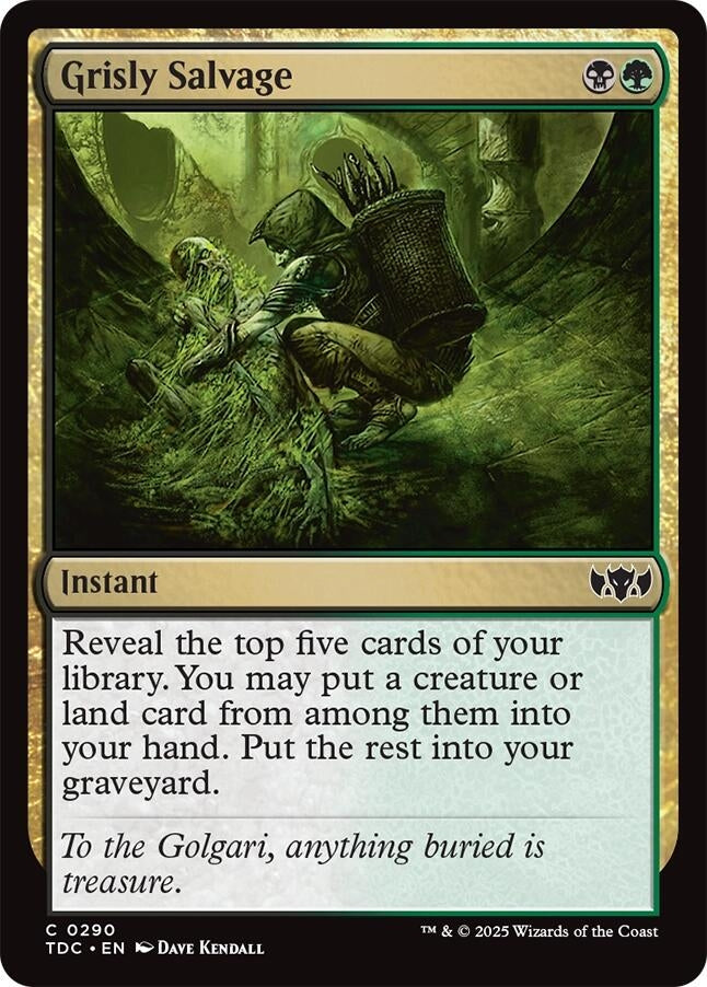 Image for Grisly Salvage (290) - Magic: The Gathering