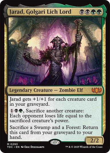 Image for Jarad, Golgari Lich Lord (293) - Magic: The Gathering