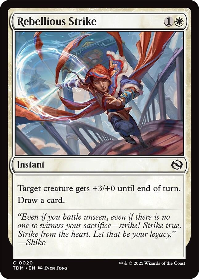 Image for Rebellious Strike (20) (Tarkir: Dragonstorm) - Magic: The Gathering