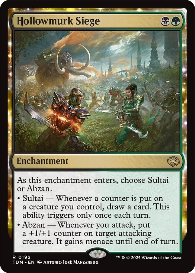 Image for Hollowmurk Siege (192) (Tarkir: Dragonstorm) - Magic: The Gathering