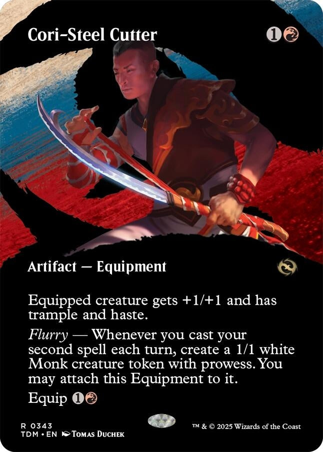 Image for Cori-Steel Cutter (Borderless) (343) (Tarkir: Dragonstorm) - Magic: The Gathering