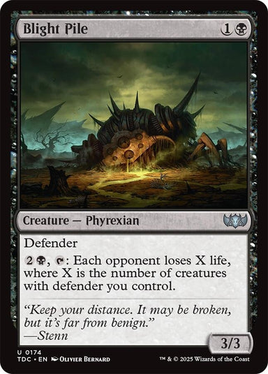 Image for Blight Pile (174) - Magic: The Gathering