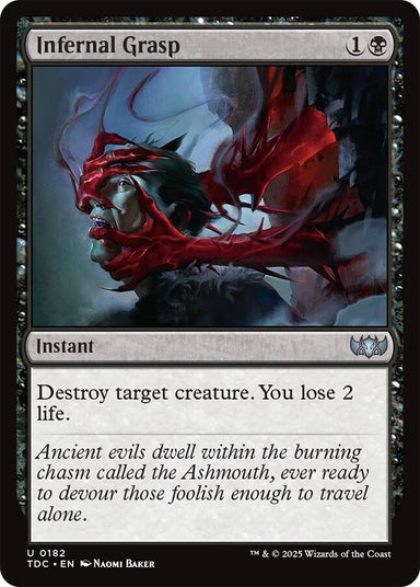 Image for Infernal Grasp (182) - Magic: The Gathering