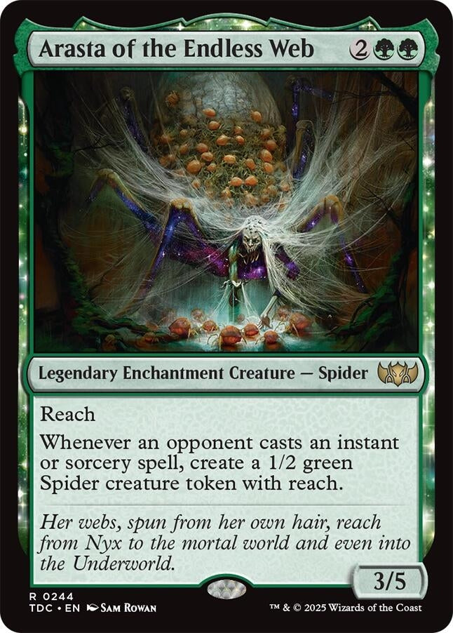 Image for Arasta of the Endless Web (244) - Magic: The Gathering