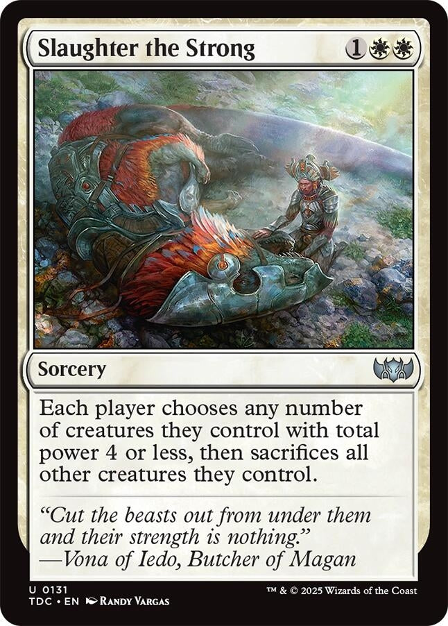 Image for Slaughter the Strong (131) - Magic: The Gathering