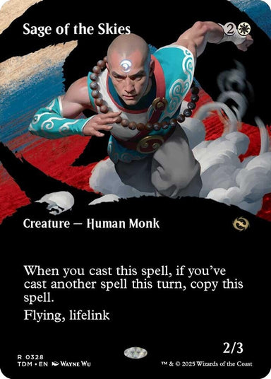 Image for Sage of the Skies (Borderless) (328) (Tarkir: Dragonstorm) - Magic: The Gathering