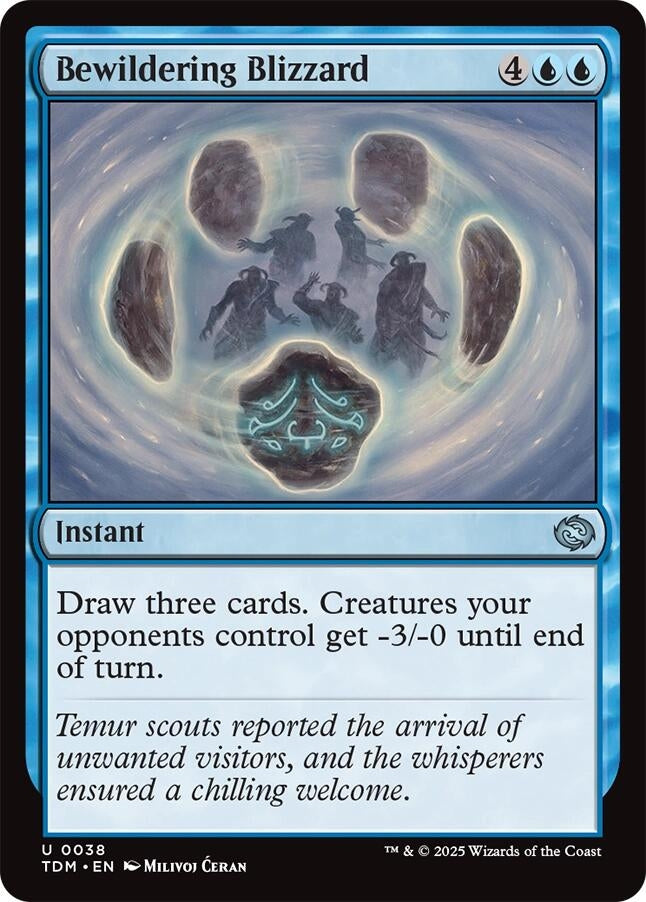 Image for Bewildering Blizzard (38) (Tarkir: Dragonstorm) - Magic: The Gathering