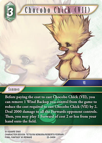 Chocobo Chick (VII) - 25-040H