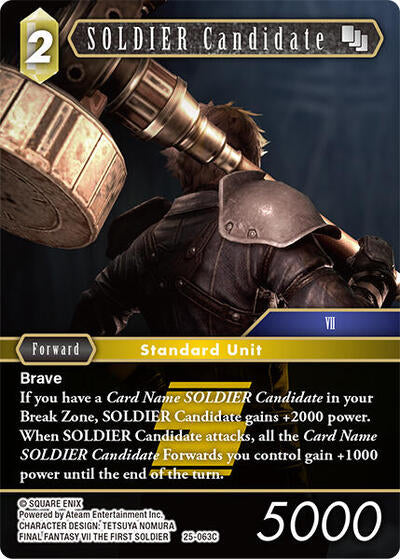 SOLDIER Candidate (25-063C) - 25-063C