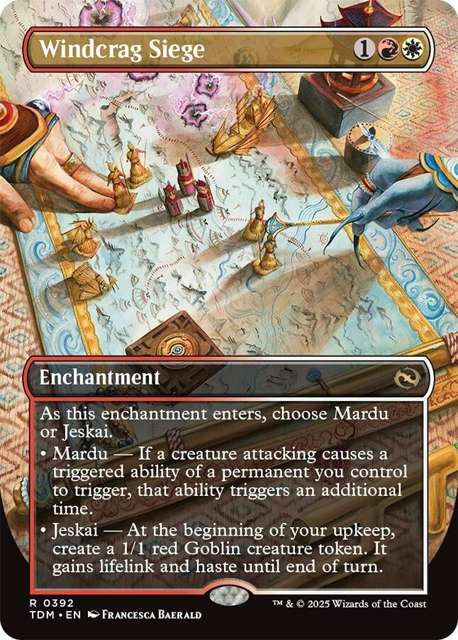 Image for Windcrag Siege (Borderless) (392) (Tarkir: Dragonstorm) - Magic: The Gathering