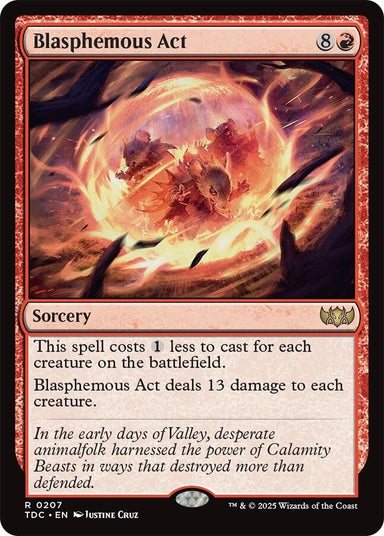 Image for Blasphemous Act (207) - Magic: The Gathering
