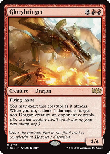 Image for Glorybringer (215) - Magic: The Gathering