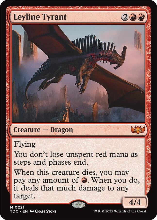 Image for Leyline Tyrant (221) - Magic: The Gathering