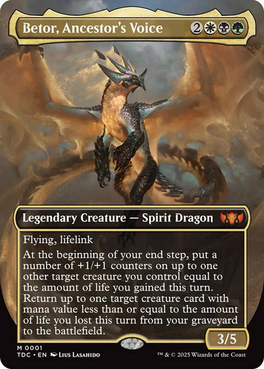 Image for Betor, Ancestor's Voice (Borderless) (1) - Magic: The Gathering