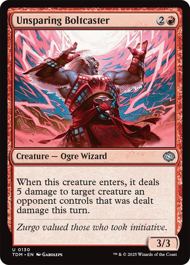 Image for Unsparing Boltcaster (130) (Tarkir: Dragonstorm) - Magic: The Gathering