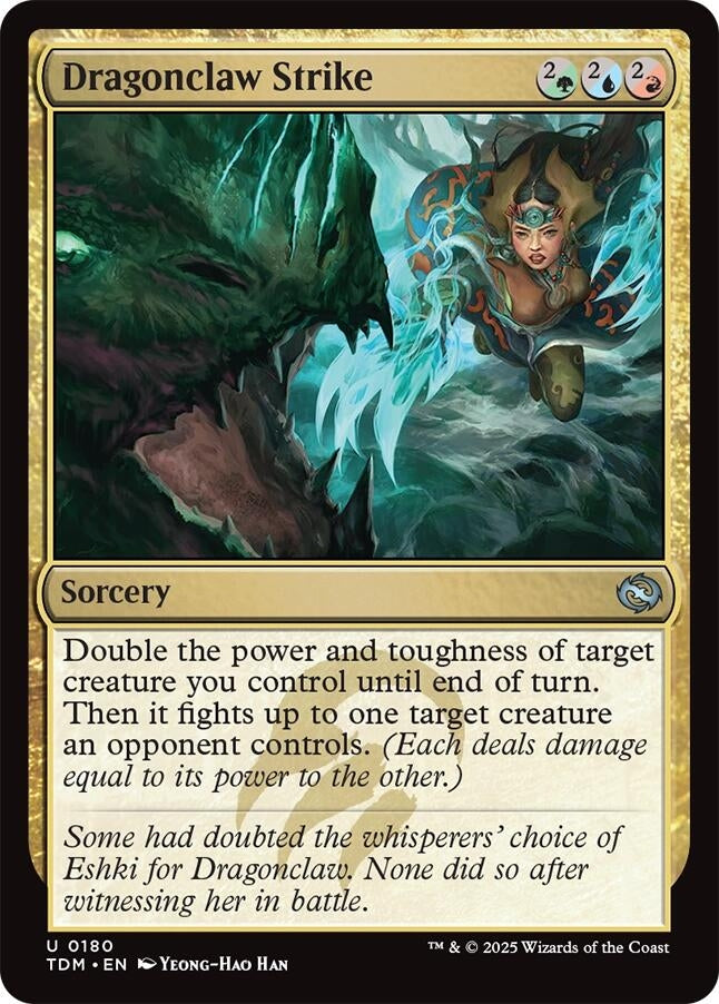 Image for Dragonclaw Strike (180) (Tarkir: Dragonstorm) - Magic: The Gathering