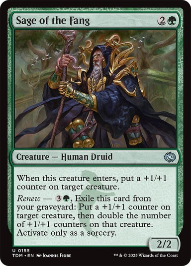 Image for Sage of the Fang (155) (Tarkir: Dragonstorm) - Magic: The Gathering
