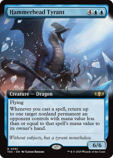 Image for Hammerhead Tyrant (Extended Art) (61) - Magic: The Gathering