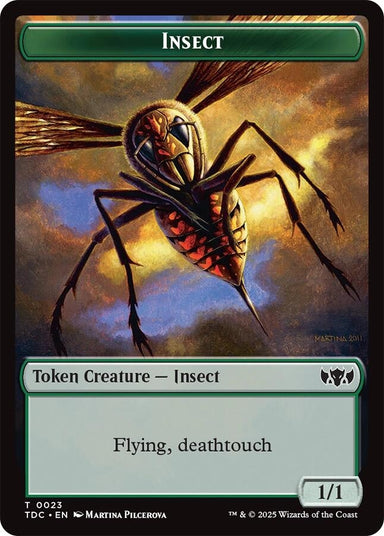Image for Insect (0023) // Wall Double-Sided Token (23 // 7) - Magic: The Gathering