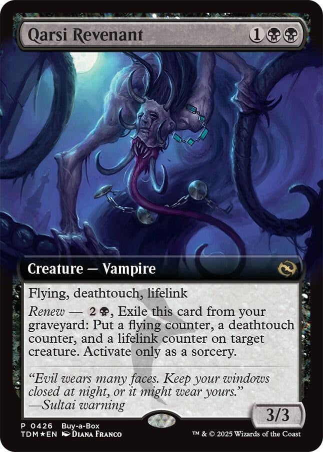 Qarsi Revenant (Extended Art) (426) (Buy-A-Box Promos)