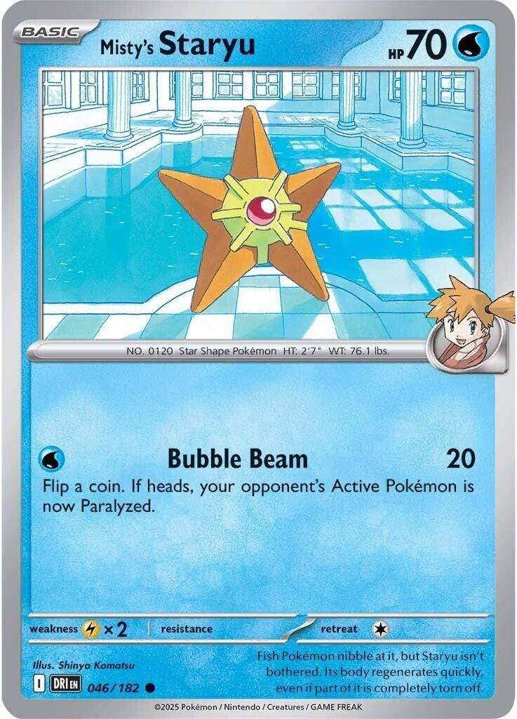 Image for Misty's Staryu (046/180) (DRI) - Pokemon