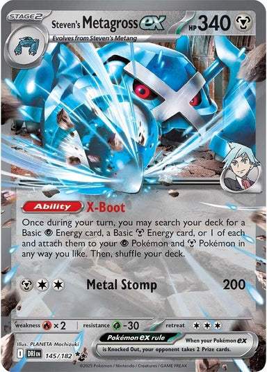 Image for Steven's Metagross ex (145/182) (DRI) - Pokemon