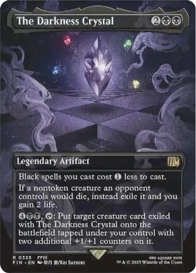 Image for The Darkness Crystal (Borderless) (335) (FIN) - Magic: The Gathering