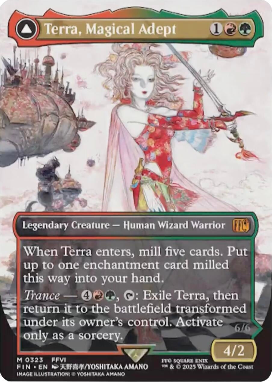 Image for Terra, Magical Adept (Borderless) (323) (FIN) - Magic: The Gathering