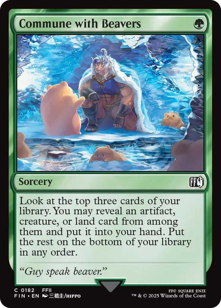 Image for Commune with Beavers (182) (FIN) - Magic: The Gathering