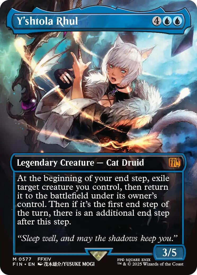 Image for Y'shtola Rhul (Borderless) (577) (FIN) - Magic: The Gathering