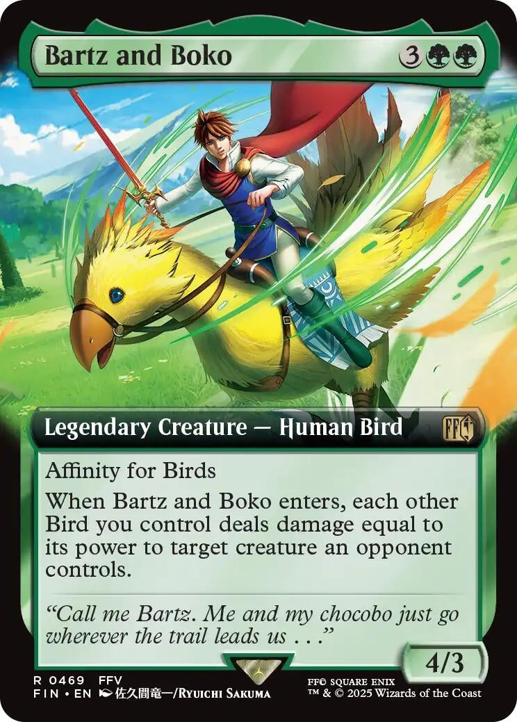 Image for Bartz and Boko (Extended Art) (469) (FIN) - Magic: The Gathering