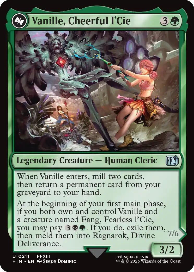 Image for Vanille, Cheerful l'Cie (211) (FIN) - Magic: The Gathering