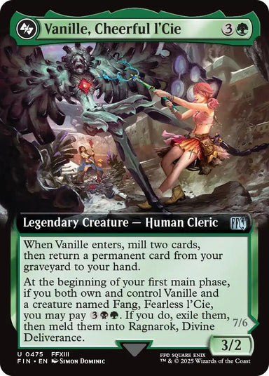 Image for Vanille, Cheerful l'Cie (Extended Art) (475) (FIN) - Magic: The Gathering