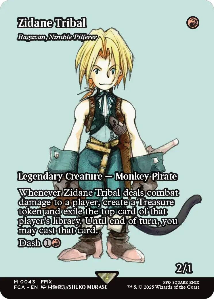 Image for Zidane Tribal - Ragavan, Nimble Pilferer (Showcase) (43) (FCA) - Magic: The Gathering